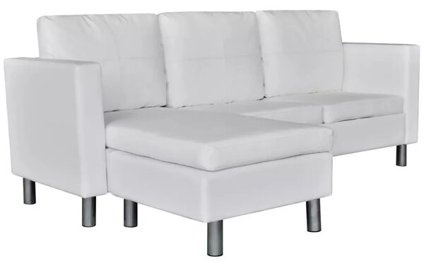Biała elegancka sofa 3-osobowa C9-Z78