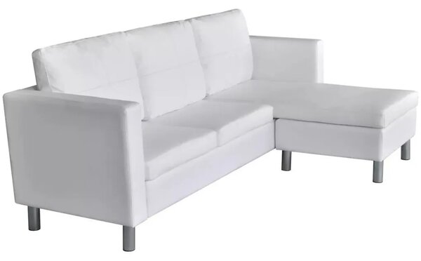 Biała elegancka sofa 3-osobowa C9-Z78