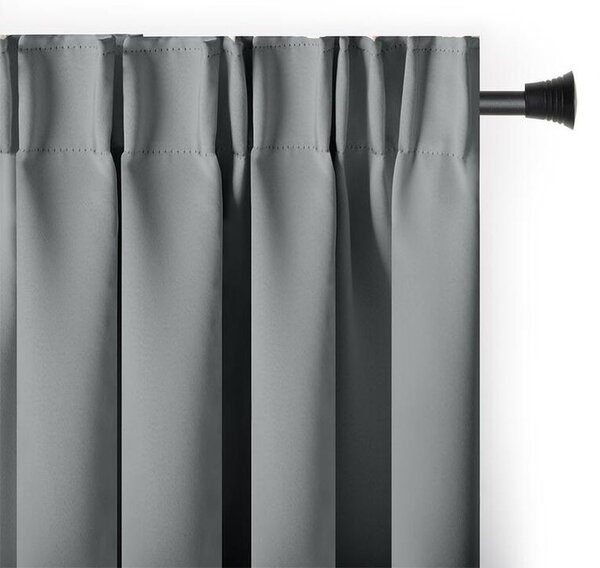Zasłona zaciemniająca blackout RESTILO srebrna 140 x 245 cm 1 szt