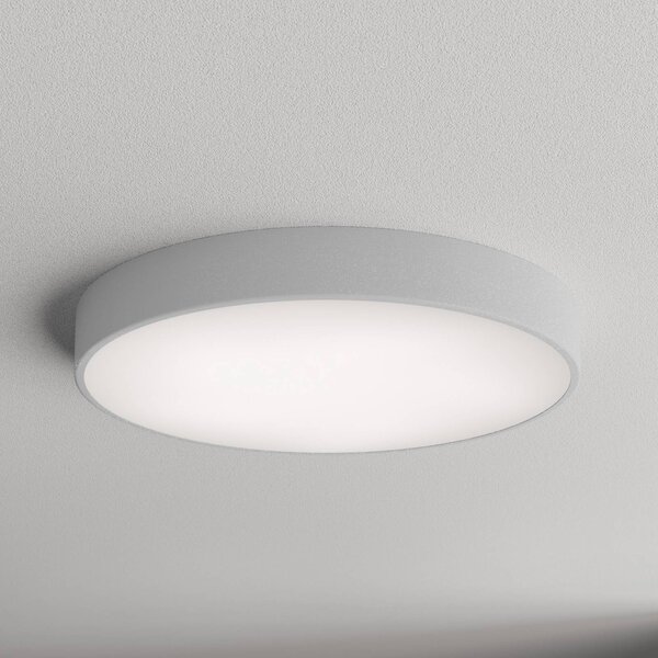 Lampa sufitowa Cleo 600 TEMAR LIGHTING, możliwość ściemniania, aluminiowy / szary / cynkowy, salon / jadalnia, metal, nowoczesny