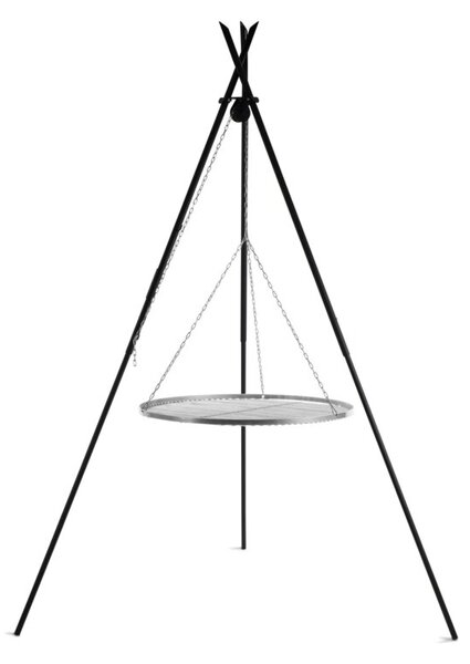 Grill COOK KING Tipi na trójnogu 210 cm - ruszt stal nierdzewna 60 cm