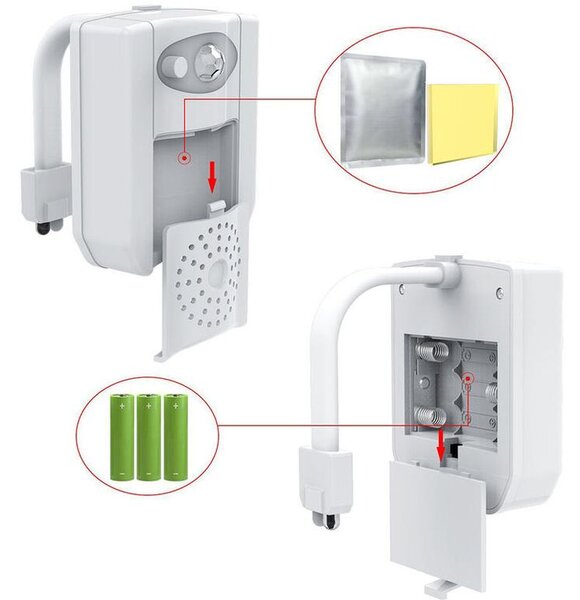 LED lampka do toalety