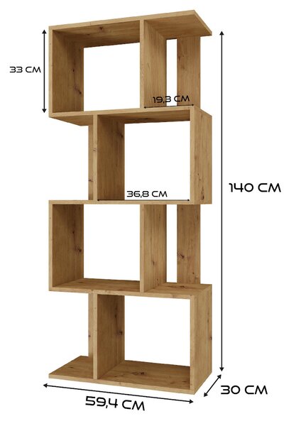 Modułowy Regał Do Salonu S4-H00