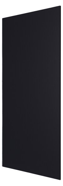 Szklana tablica do pisania na ścianę, magnetyczna, 780 x 480 mm, czarna