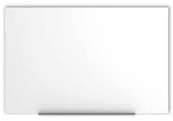 Bezramowa biała tablica do pisania, magnetyczna, 1150 x 750 mm