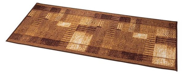 Dywan bieżnik Patchwork brązowy 67 x 150 cm