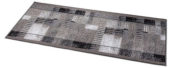 Dywan bieżnik Patchwork szary 67 x 150 cm