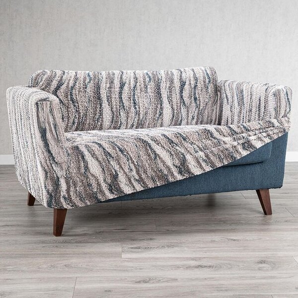 Bi-elastyczne pokrowce OCEANO NOWE szaroniebieskie kanapa dwuosobowa (sz. 120 - 160 cm)