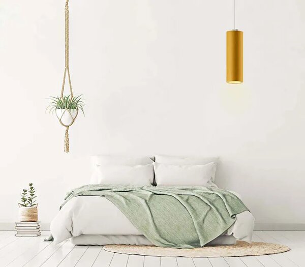 Nowoczesna lampa wisząca zwis na chromowanym stelażu - N7-W37