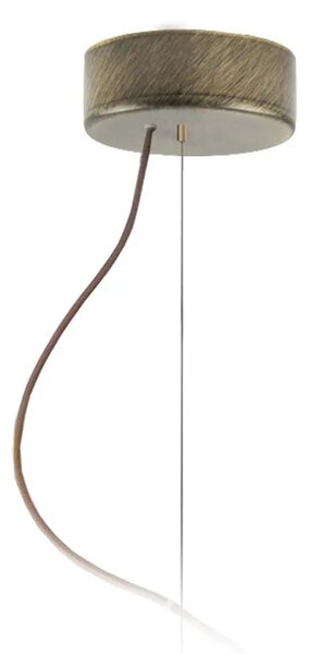 Żyrandol z okrągłym abażurem 60 cm wybór kolorów C0-M91