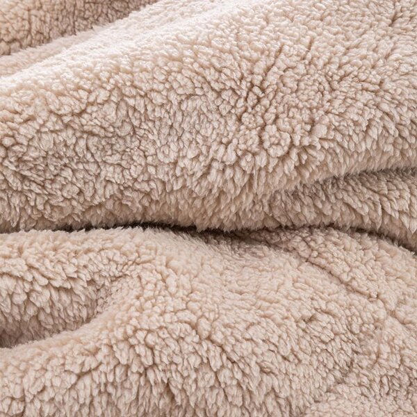 Pikowany barankowy koc Dual Feel FLORENCE 140 x 200 cm