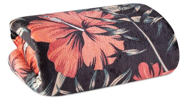 Koc z mikropluszu HIBISKUS 150 x 200 cm