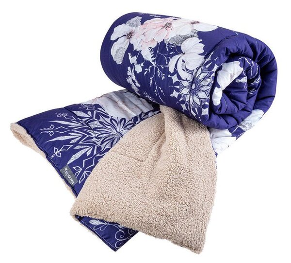 Pikowany barankowy koc Dual Feel FLORENCE 140 x 200 cm