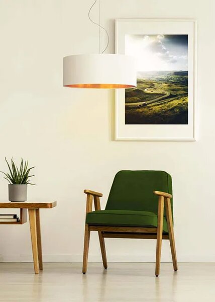 Elegancki żyrandol z abażurem 50 cm - K6-W05