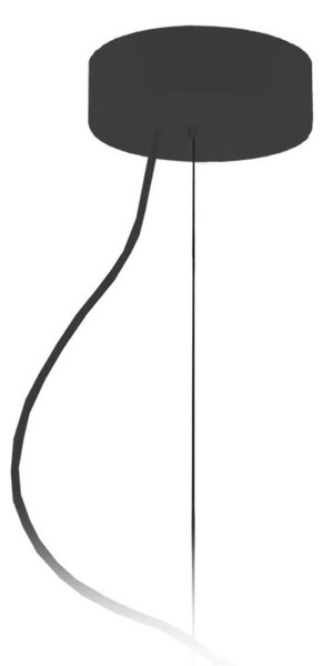 Miedziany żyrandol z okrągłym abażurem 30 cm - EX853 E7-L40