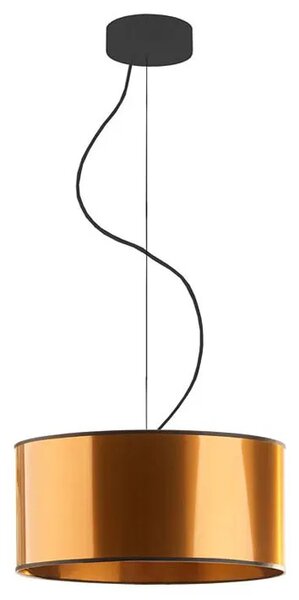 Miedziany żyrandol z okrągłym abażurem 30 cm - EX853-Hajfun