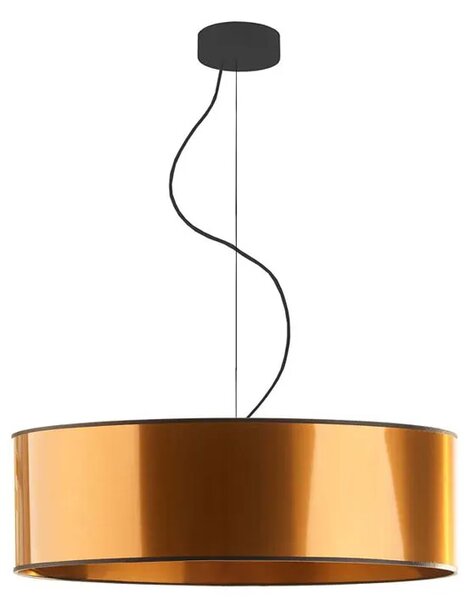 Miedziany okrągły żyrandol w stylu glamour 60 cm - EX856-Hajfun