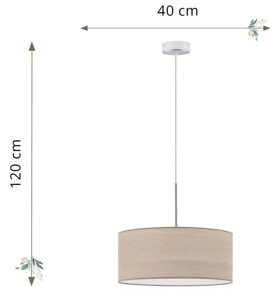 Nowoczesny żyrandol w stylu eko 40 cm - P2-W41