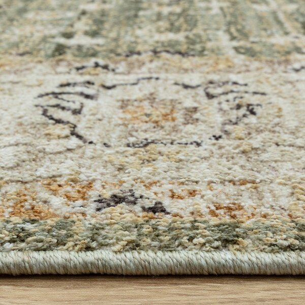 Zielony/beżowy dywan tkany ręcznie 80x160 cm Heriz Ornate – Asiatic Carpets