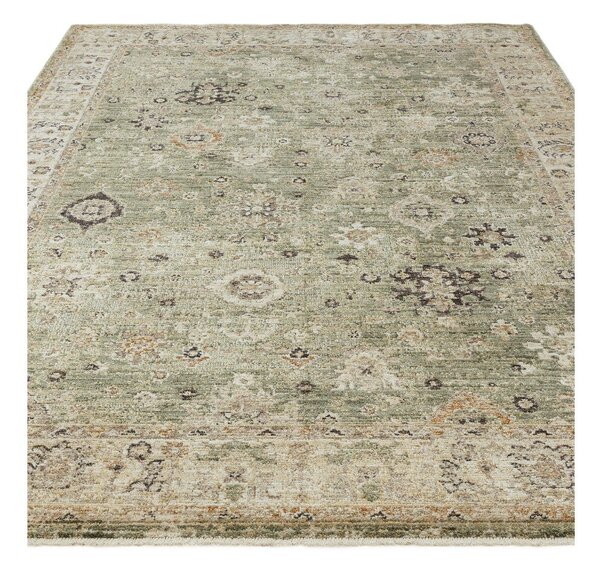 Zielony/beżowy dywan tkany ręcznie 80x160 cm Heriz Ornate – Asiatic Carpets