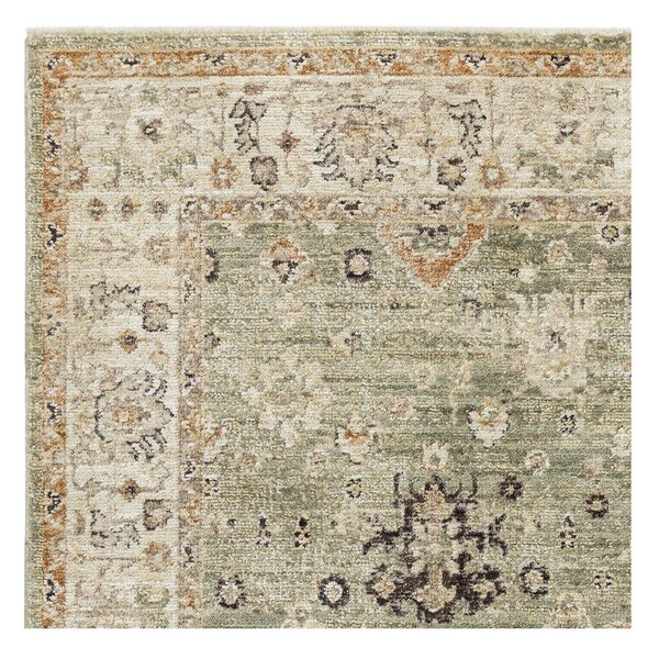 Zielony/beżowy dywan tkany ręcznie 80x160 cm Heriz Ornate – Asiatic Carpets