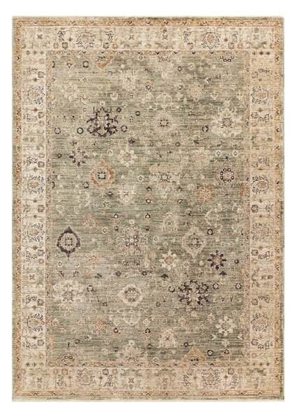 Zielony/beżowy dywan tkany ręcznie 80x160 cm Heriz Ornate – Asiatic Carpets