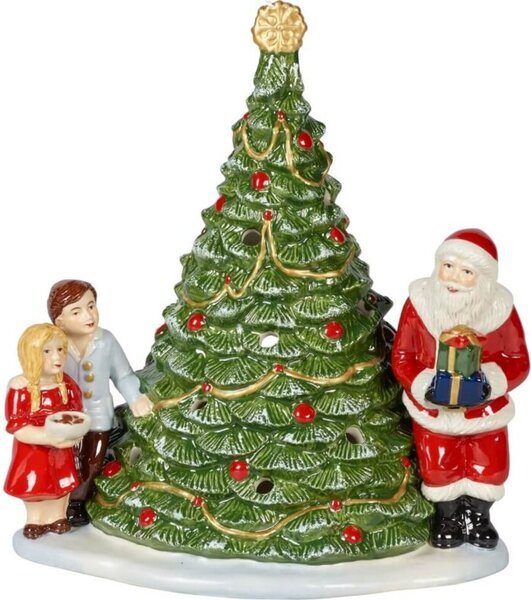 Świecznik na tealight Św. Mikołaj przy choince Christmas Toy's Villeroy & Boch