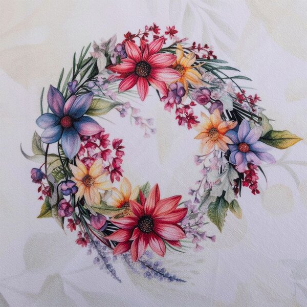 Obrus nakładka SPRING FLOWERS 85 x 85 cm