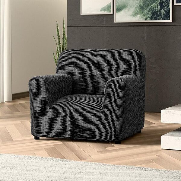 Bi-elastyczne pokrowce COSTINA antracyt fotel (sz. 60 - 110 cm)