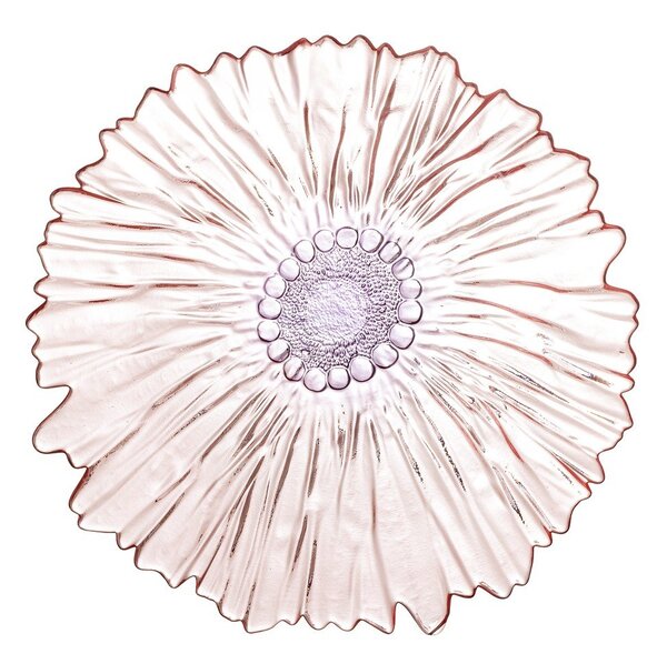 Jasnoróżowa szklana misa ø 31 cm Mariko – Bloomingville