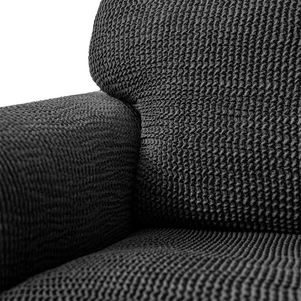Bi-elastyczne pokrowce COSTINA antracyt fotel (sz. 60 - 110 cm)