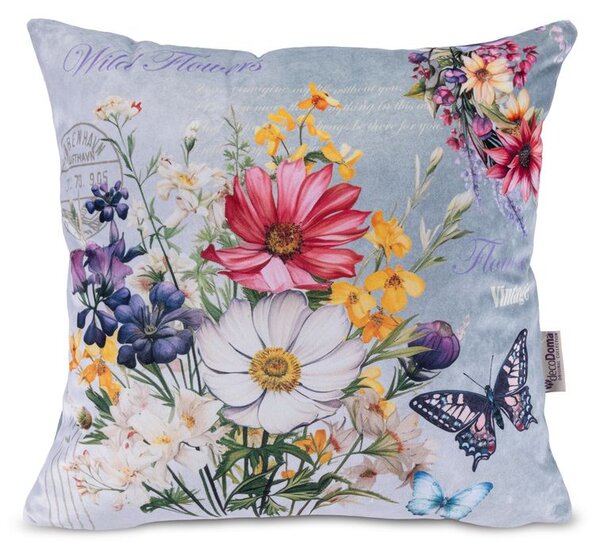 Zestaw 3 poszewek na poduszki SPRING FLOWERS 45 x 45 cm