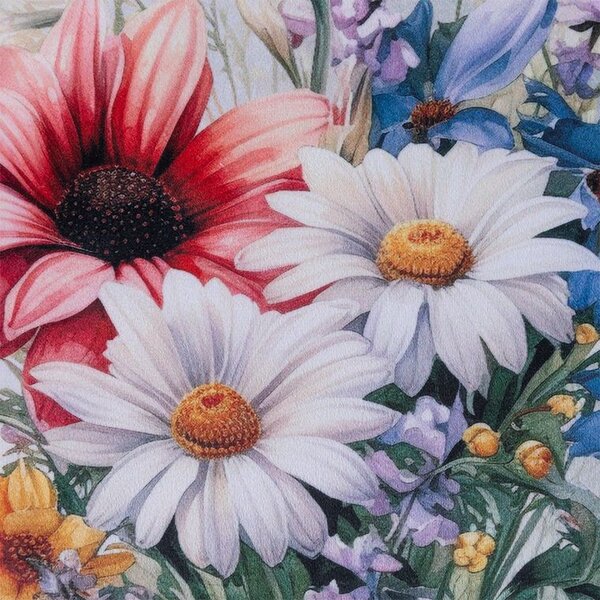 Zestaw 3 poszewek na poduszki SPRING FLOWERS 45 x 45 cm