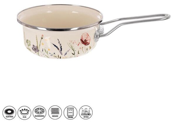 Emaliowany rondel MAK 0,65 l