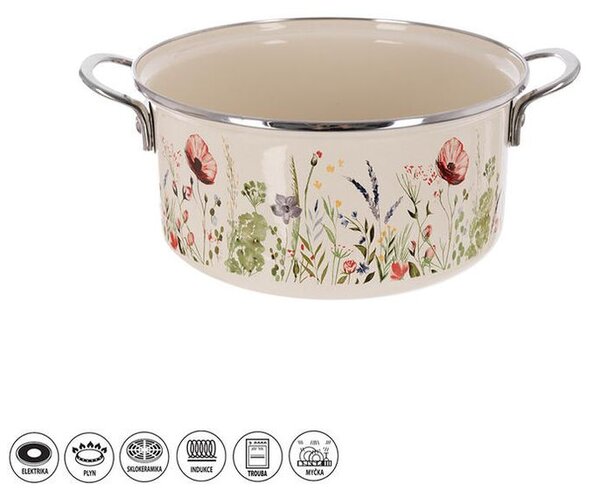 Garnek emaliowany MAK 4 l