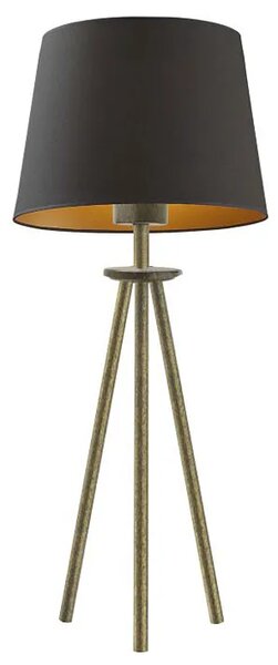 Elegancka lampka nocna na złotym stelażu M7-W51