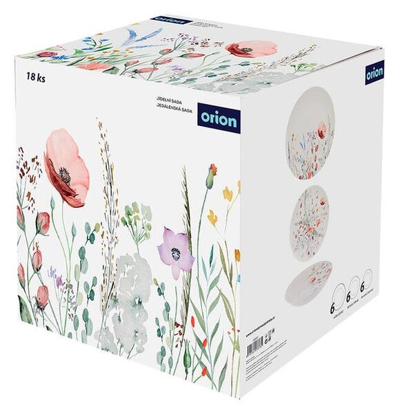 Zestaw talerzy porcelanowych MAK 18 szt