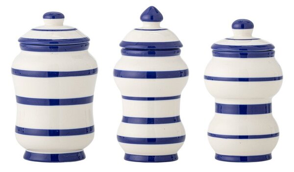 Ceramiczne pojemniki na żywność 3 szt. Maynard – Bloomingville