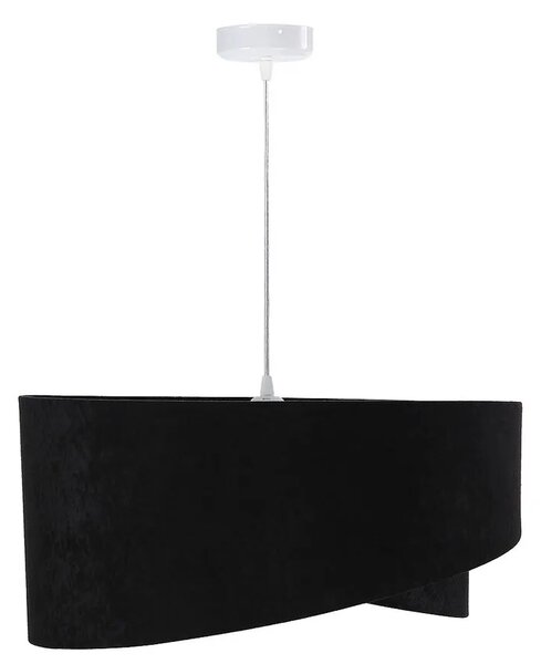 Czarno-biała asymetryczna lampa wisząca - 4X EX973 M6-B11