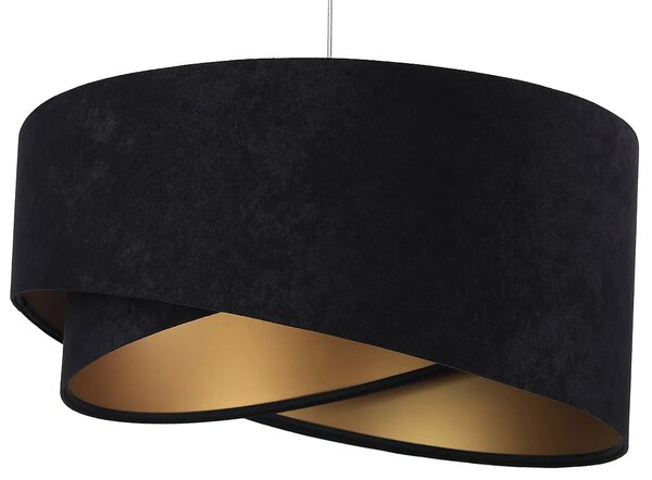 Czarno-złota lampa wisząca nad stół - EX973-Vivien