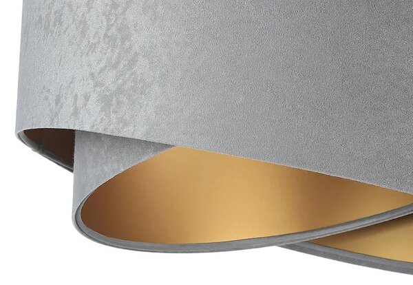 Szaro-złota lampa wisząca glamour - EX974 P0-F58