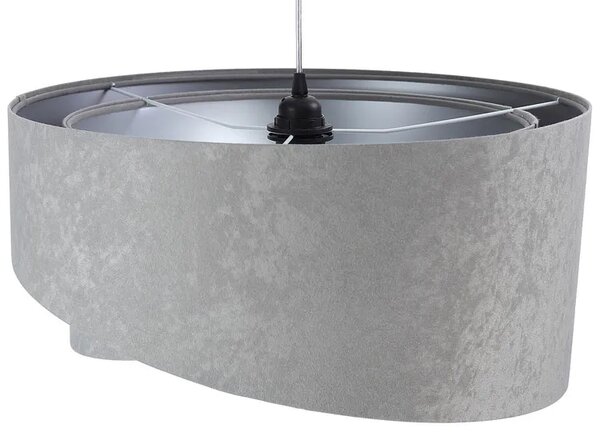 Szaro-srebrna lampa wisząca asymetryczna - EX974 K5-N27
