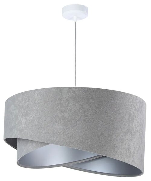 Szaro-srebrna lampa wisząca asymetryczna - EX974 K5-N27