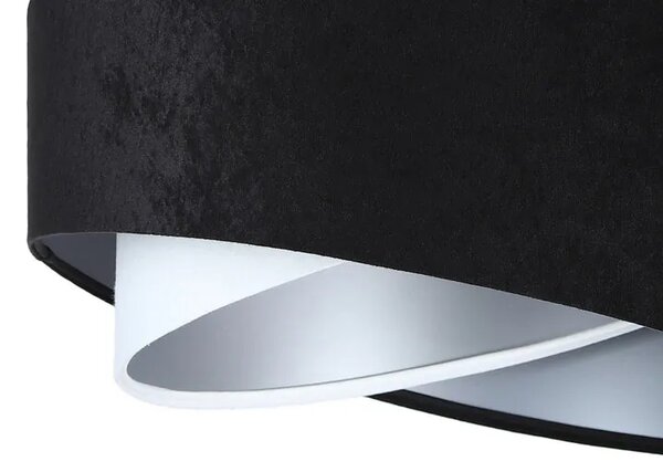 Czarno-biała designerska lampa wisząca - EX980 R0-W17