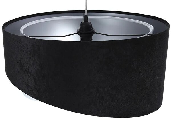 Czarno-biała designerska lampa wisząca - EX980 R0-W17