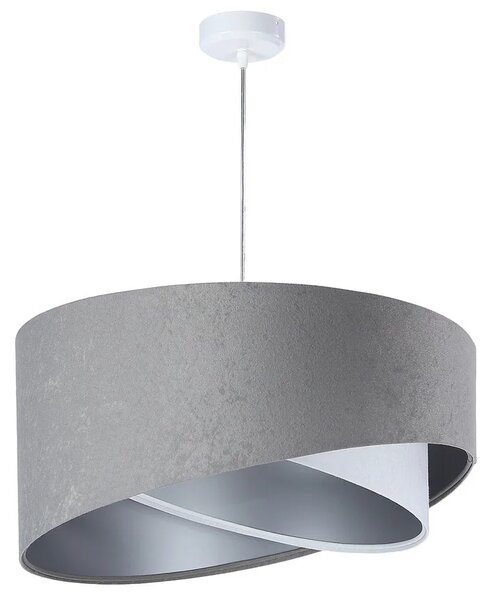 Szara asymetryczna lampa wisząca - 4X EX979 N9-D28
