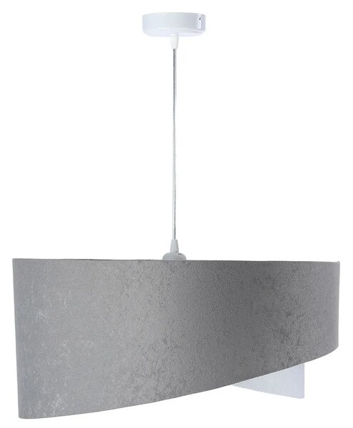 Szara asymetryczna lampa wisząca - 4X EX979 N9-D28