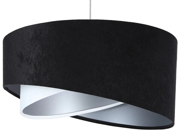 Czarno-biała designerska lampa wisząca - EX980-Levis