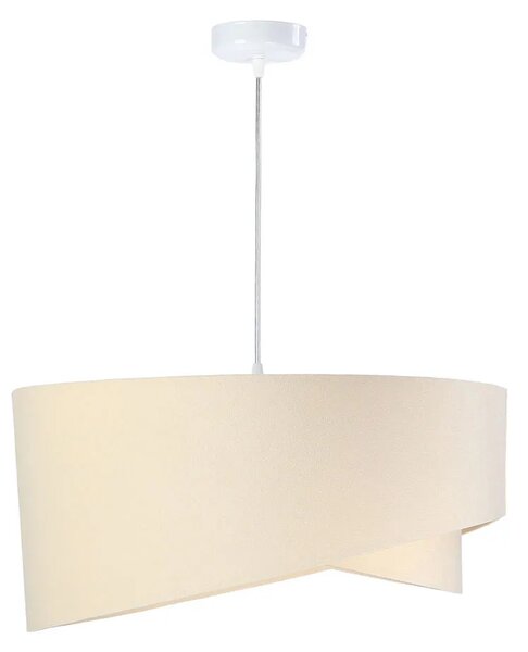 Beżowo-biała lampa wisząca nad stół - EX982 K1-R61