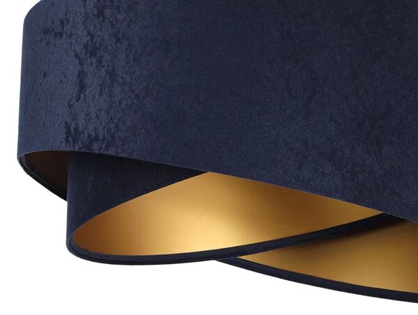 Granatowo-złota lampa wisząca glamour - EX985 E8-L48